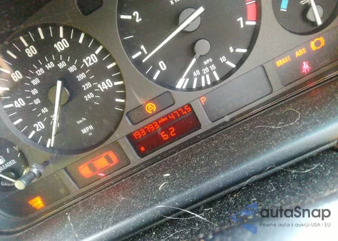 2001 BMW 530Ia z USA, uszkodzony, nr VIN WBADT63481CF04564